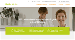 Desktop Screenshot of helderkliniek.nl